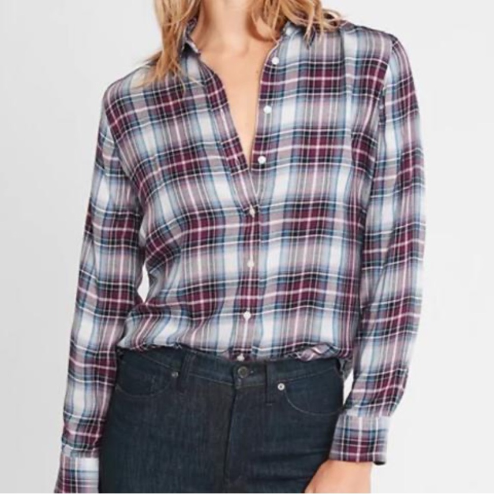 🆕 Banana Republic Dillon Classic-Fit Flannel Shirt